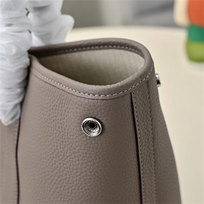 H**mes garden party 30/36cm togo leather gris tourterelle hs