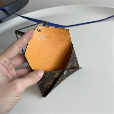 L.V Kirigami Card Holder Monogram Canvas Safran Yellow M12791