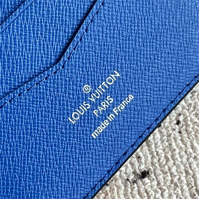 L.V Pocket Organizer Damier Graphite coated canvas Indigo Blue N00092