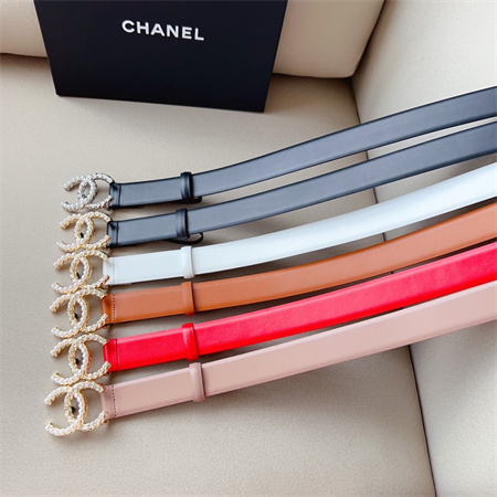 Ch*el belts in calfskin 30mm color options
