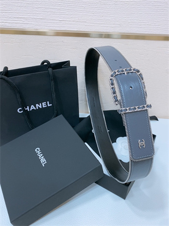 Ch*el belts in shinny calfskin 40mm color options