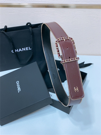 Ch*el belts in shinny calfskin 40mm color options
