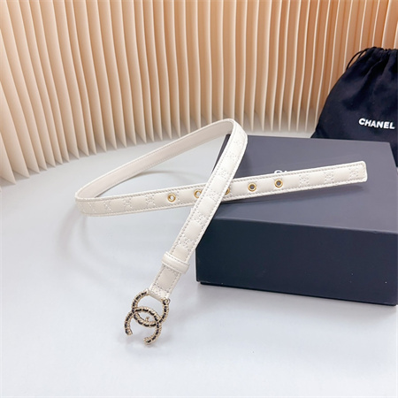 Ch*el belts in lambskin 20mm color options