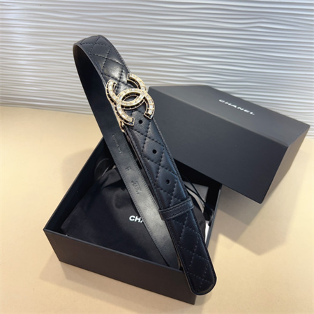 Ch*el belts in calfskin 30mm color options