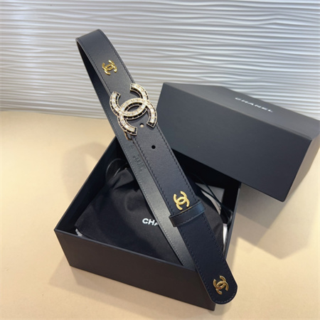 Ch*el belts in calfskin 30mm color options