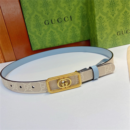 G*u*i belts in calfskin/gg canvas 20mm color options