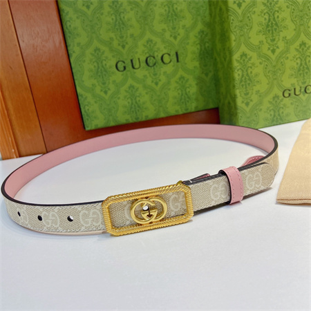 G*u*i belts in calfskin/gg canvas 20mm color options