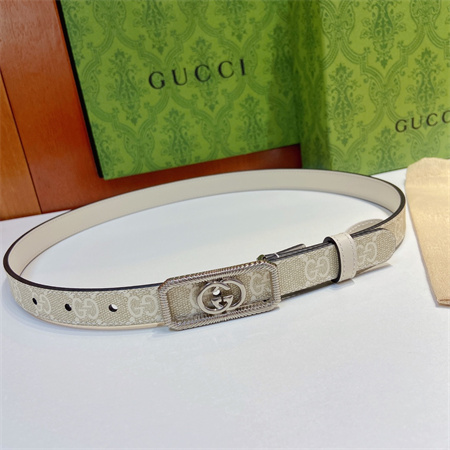 G*u*i belts in calfskin/gg canvas 20mm color options