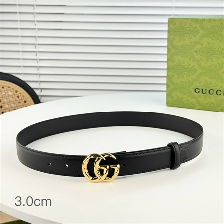 G*u*i belts in black calfskin 30mm options
