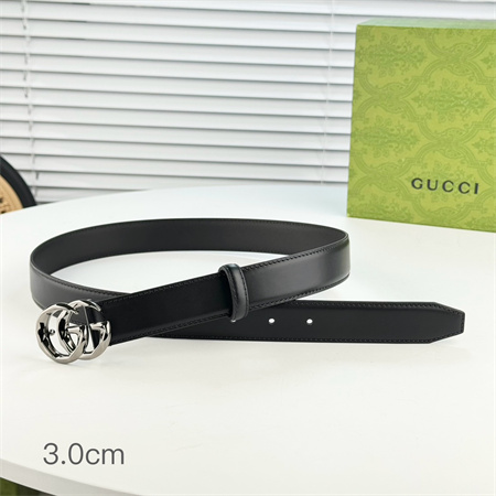 G*u*i belts in black calfskin 30mm options