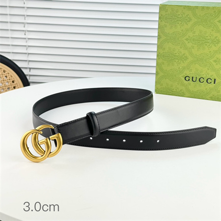 G*u*i belts in black calfskin 30mm options