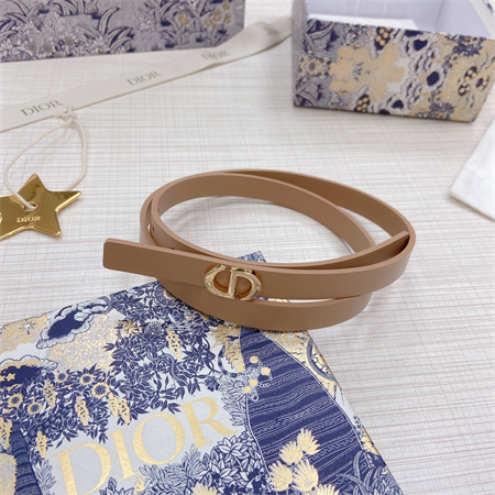 D*or belts in calfskin 15mm gold hardware color options