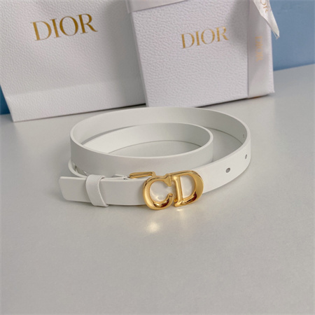 D*or belts in calfskin 20mm gold/silver hardware color options