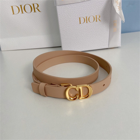 D*or belts in calfskin 20mm gold/silver hardware color options