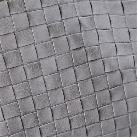 BV Large Hop Shoulder Bag In Suede Grey