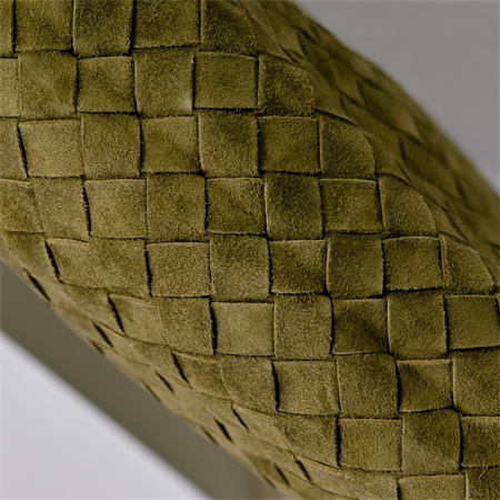 BV Large Hop Shoulder Bag In Suede Olive