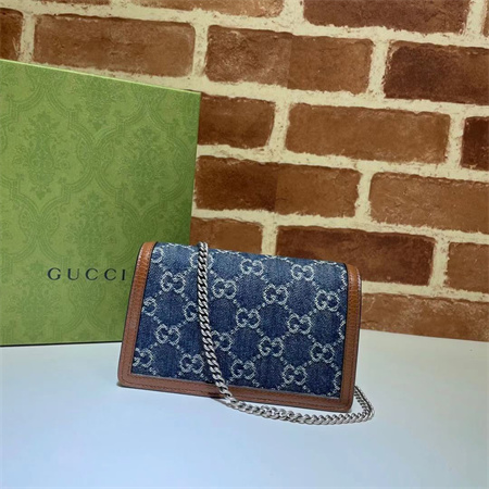 gu.cci dionysus S*per mini bag denim 476432