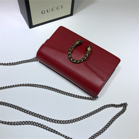 gu.cci dionysus S*per mini bag red leather 476432