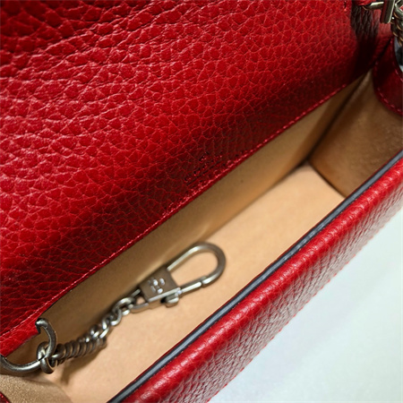 gu.cci dionysus S*per mini bag red leather 476432