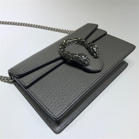 gu.cci dionysus S*per mini bag grey leather 476432