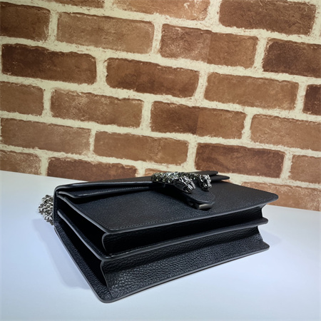 Gu.cci Dionysus small shoulder bag Black Leather 400249