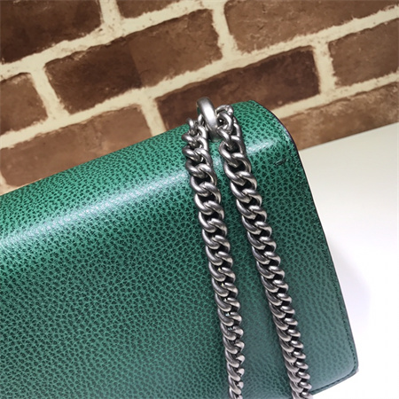 Gu.cci Dionysus small shoulder bag Green Leather 400249