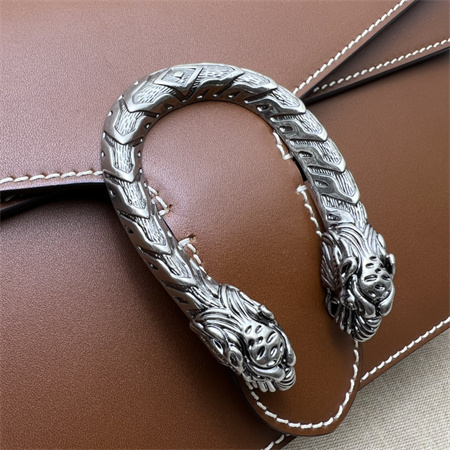 Gu.cci Dionysus small shoulder bag Vintage Brown Leather 400249