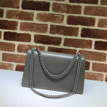 Gu.cci Dionysus small shoulder bag Grey Leather 400249