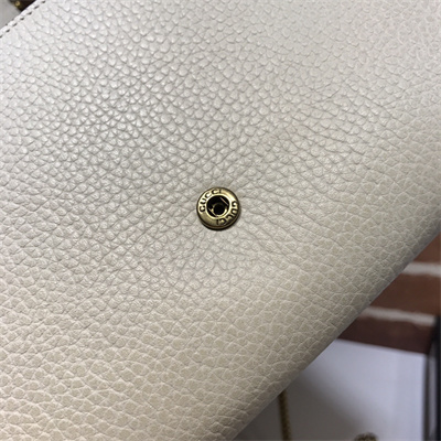 gu.cci dionysus gg S*p*e chain wallet cream leather 401231