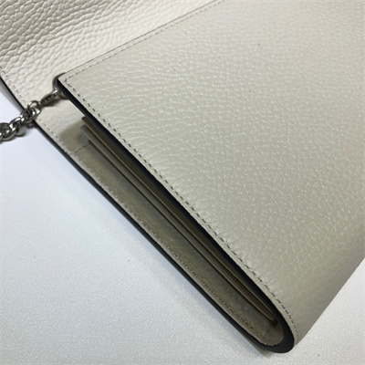 gu.cci dionysus gg S*p*e chain wallet cream leather 401231