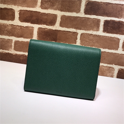 gu.cci dionysus gg S*p*e chain wallet green leather 401231