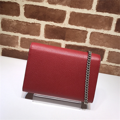 gu.cci dionysus gg S*p*e chain wallet red leather 401231
