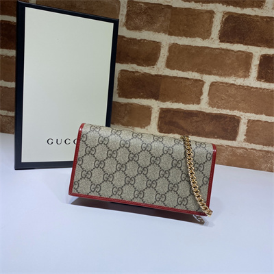 gu.cci horsebit 1955 wallet with chain gg S*p*e canvas 621892
