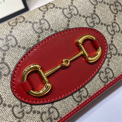 gu.cci horsebit 1955 wallet with chain gg S*p*e canvas 621892