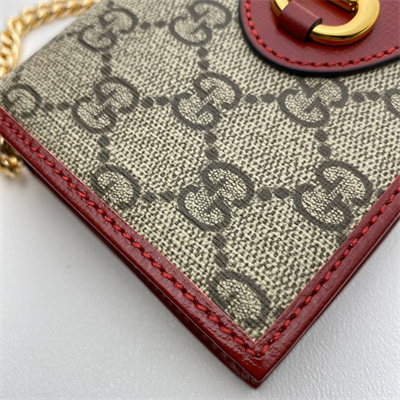 gu.cci horsebit 1955 wallet with chain gg S*p*e canvas 621892