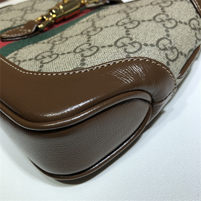 Jackie 1961 Mini Shoulder Bag GG Canvas Brown 637092