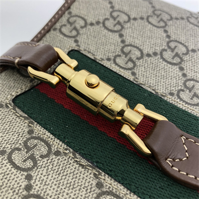 Jackie 1961 Mini Shoulder Bag GG Canvas Brown 637092