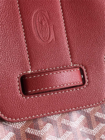 Go*ard saigon tote bag Go*ardine canvas & chevroches calfskin red