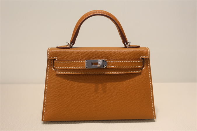 Kelly Mini II Bag Epsom Leather Gold/Silver Hardware In Gold Color HS