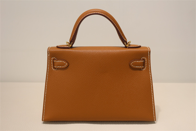 Kelly Mini II Bag Epsom Leather Gold/Silver Hardware In Gold Color HS