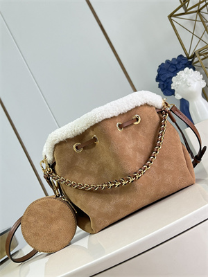 L.V Bella Bag Suede Leather Brown M57068