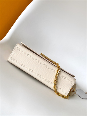 L.V Twist West Handbag Epi grained cowhide leather Quartz White M24550
