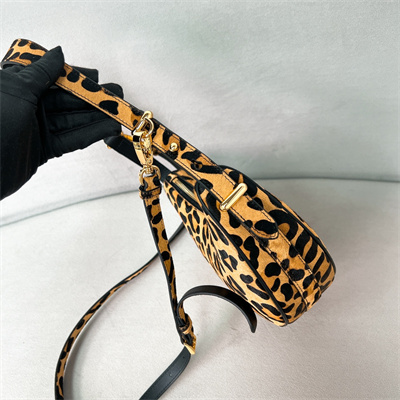 Pra*a arqué leopard print horsehide shoulder bag 1bc194