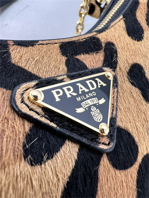 Pra*a re-edition leopard print horsehide mini-bag 1bc204