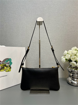 Pra*a mini hobo bag black calfskin 1bc238