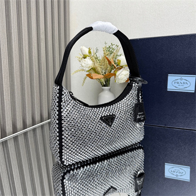 pra*a re-edition 2000 mini-bag with Di*m*nd black 1ne515