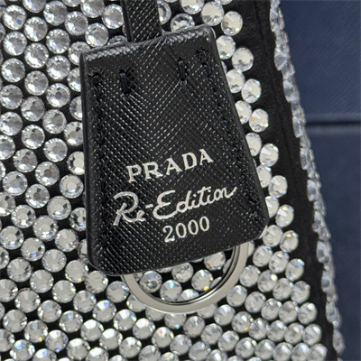 pra*a re-edition 2000 mini-bag with Di*m*nd black 1ne515