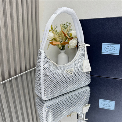 pra*a re-edition 2000 mini-bag with Di*m*nd white 1ne515