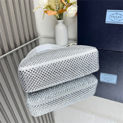 pra*a re-edition 2000 mini-bag with Di*m*nd white 1ne515