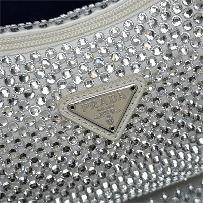 pra*a re-edition 2000 mini-bag with Di*m*nd white 1ne515